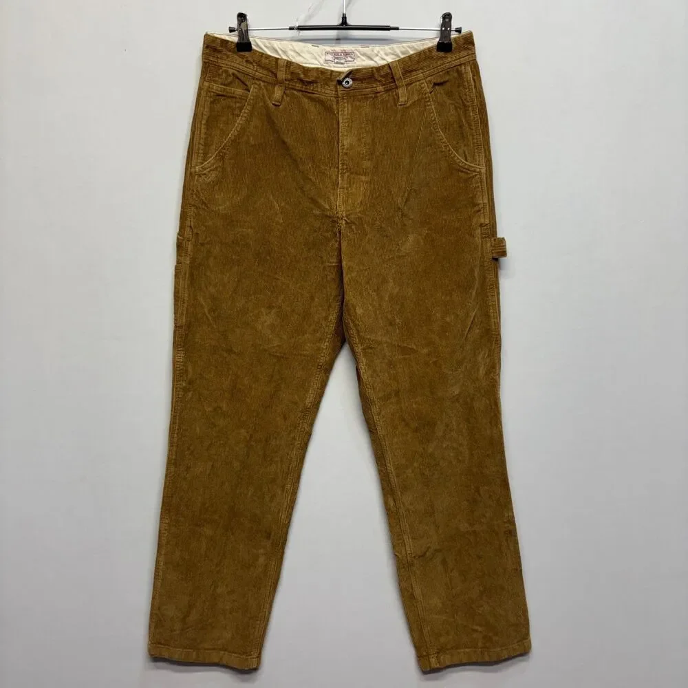 Wallace & Barnes Men Corduroy Carpenter Painter Pants Size 32x32 Cotton C127 -29